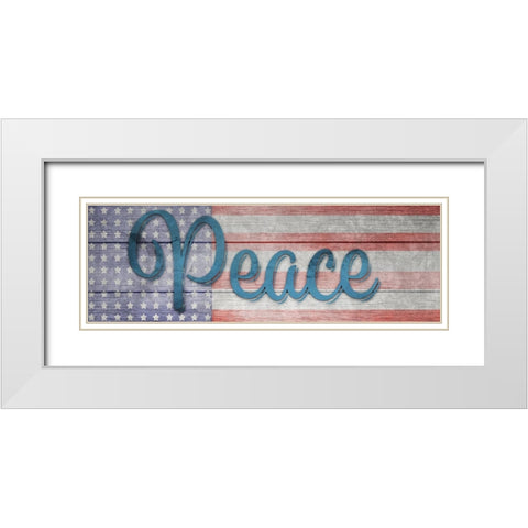 American Workshop Series 3 V6 Signs 8 White Modern Wood Framed Art Print with Double Matting by LightBoxJournal
