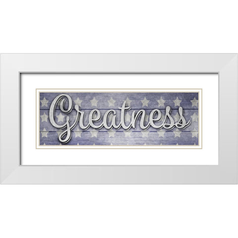 American Workshop Series 3 V6 Signs 16 White Modern Wood Framed Art Print with Double Matting by LightBoxJournal