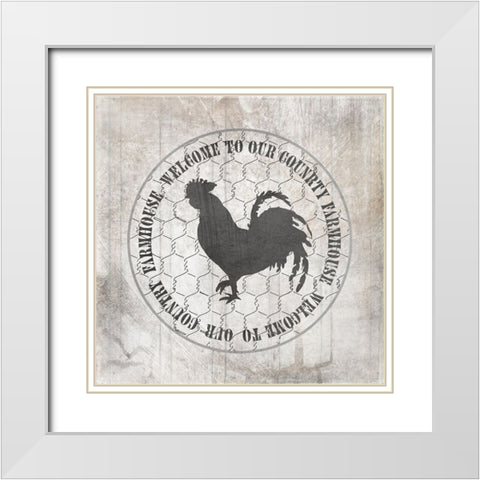 DownOnTheFarmCountry V5 White Modern Wood Framed Art Print with Double Matting by LightBoxJournal