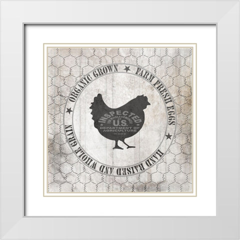 DownOnTheFarmCountry V8 White Modern Wood Framed Art Print with Double Matting by LightBoxJournal