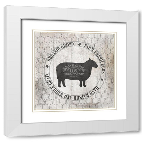 DownOnTheFarmCountry V9 White Modern Wood Framed Art Print with Double Matting by LightBoxJournal
