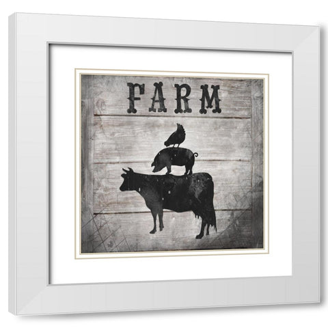 FarmFresh V5 White Modern Wood Framed Art Print with Double Matting by LightBoxJournal