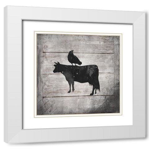 FarmFresh V8 White Modern Wood Framed Art Print with Double Matting by LightBoxJournal