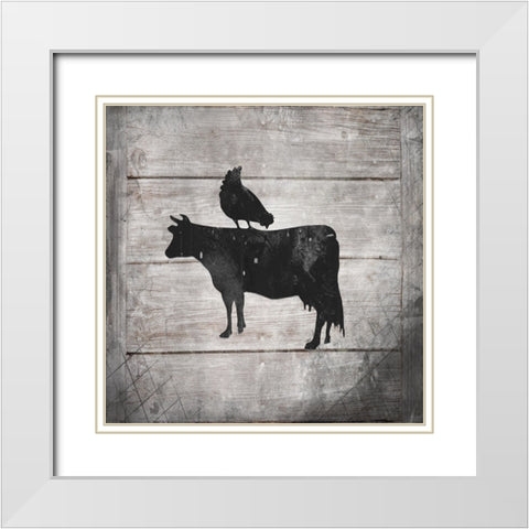 FarmFresh V8 White Modern Wood Framed Art Print with Double Matting by LightBoxJournal