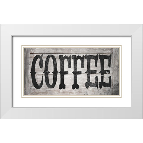FarmFreshFarmSign V8 White Modern Wood Framed Art Print with Double Matting by LightBoxJournal