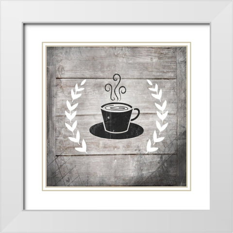 FarmFreshRiseWithTheChickens V7 White Modern Wood Framed Art Print with Double Matting by LightBoxJournal