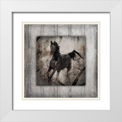 GypsyHorse Collection V1 6 White Modern Wood Framed Art Print with Double Matting by LightBoxJournal