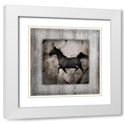 GypsyHorse Collection V1 7 White Modern Wood Framed Art Print with Double Matting by LightBoxJournal