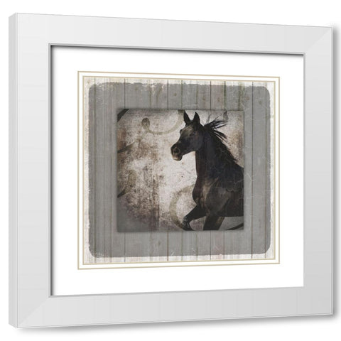 GypsyHorse Collection V1 9 White Modern Wood Framed Art Print with Double Matting by LightBoxJournal