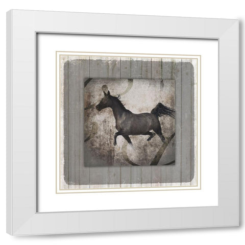 GypsyHorse Collection V1 12 White Modern Wood Framed Art Print with Double Matting by LightBoxJournal