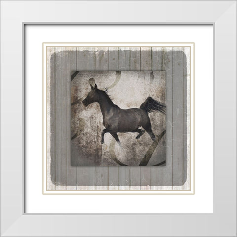 GypsyHorse Collection V1 12 White Modern Wood Framed Art Print with Double Matting by LightBoxJournal