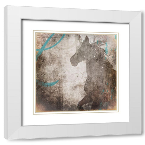 GypsyHorse Collection V2 1 White Modern Wood Framed Art Print with Double Matting by LightBoxJournal