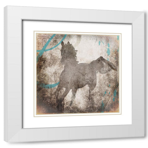 GypsyHorse Collection V2 2 White Modern Wood Framed Art Print with Double Matting by LightBoxJournal