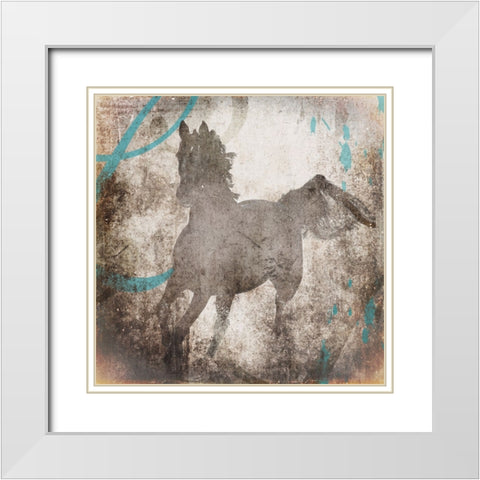 GypsyHorse Collection V2 2 White Modern Wood Framed Art Print with Double Matting by LightBoxJournal
