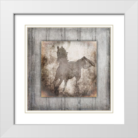 GypsyHorse Collection V2 12 White Modern Wood Framed Art Print with Double Matting by LightBoxJournal