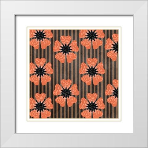 GypsyHorse CollectionSurfacePattern V1 15 White Modern Wood Framed Art Print with Double Matting by LightBoxJournal