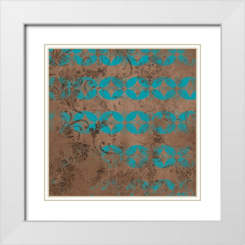 GypsyHorse CollectionSurfacePattern V1 16 White Modern Wood Framed Art Print with Double Matting by LightBoxJournal