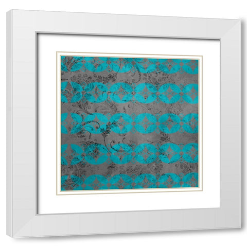 GypsyHorse CollectionSurfacePattern V1 17 White Modern Wood Framed Art Print with Double Matting by LightBoxJournal