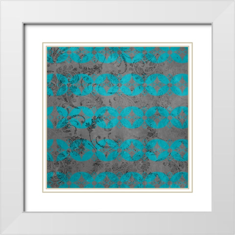 GypsyHorse CollectionSurfacePattern V1 17 White Modern Wood Framed Art Print with Double Matting by LightBoxJournal