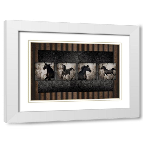 GypsyHorse CollectionSurfacePattern V3 1 White Modern Wood Framed Art Print with Double Matting by LightBoxJournal