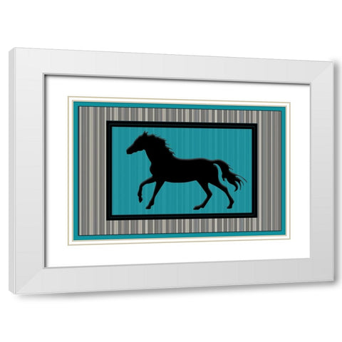 GypsyHorse CollectionSurfacePattern V3 2 White Modern Wood Framed Art Print with Double Matting by LightBoxJournal