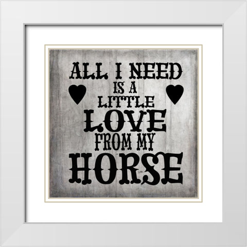 GypsyHorse CollectionSurfacePattern V4 2 White Modern Wood Framed Art Print with Double Matting by LightBoxJournal