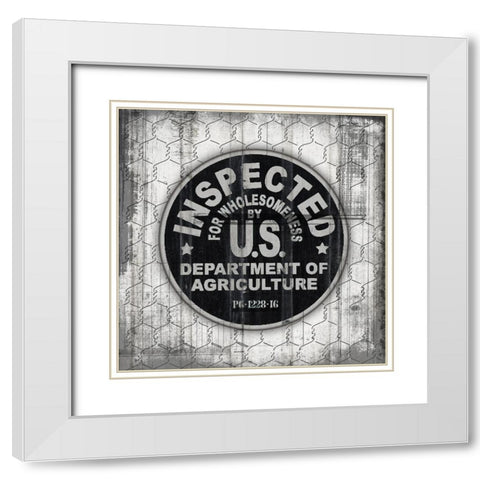 MyFarmMyWay V7 V2 White Modern Wood Framed Art Print with Double Matting by LightBoxJournal