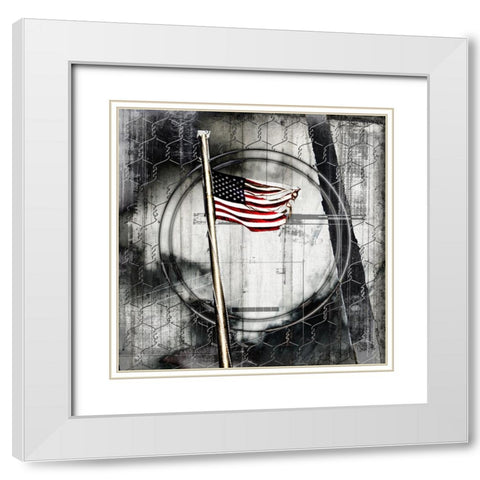 MyFarmMyWay V9 White Modern Wood Framed Art Print with Double Matting by LightBoxJournal