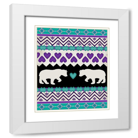 Lodge Surface Pattern_V1 10 White Modern Wood Framed Art Print with Double Matting by LightBoxJournal