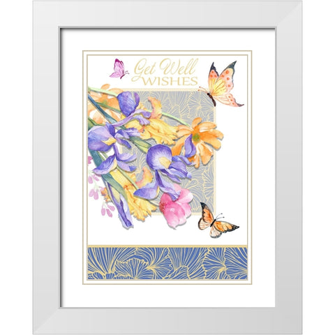 Card Design 3_C3 White Modern Wood Framed Art Print with Double Matting by LightBoxJournal