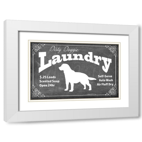 Mudroom 11 White Modern Wood Framed Art Print with Double Matting by LightBoxJournal