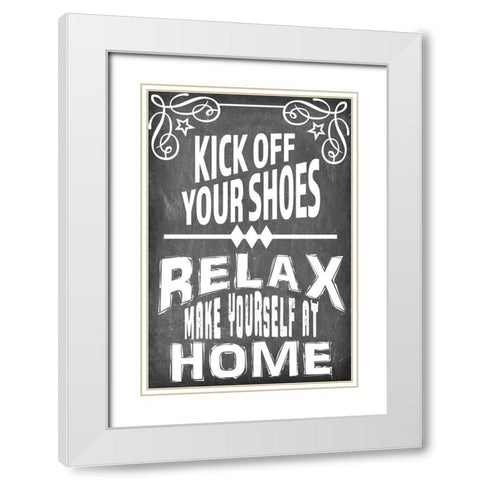Mudroom 13 White Modern Wood Framed Art Print with Double Matting by LightBoxJournal