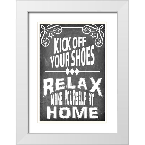 Mudroom 13 White Modern Wood Framed Art Print with Double Matting by LightBoxJournal
