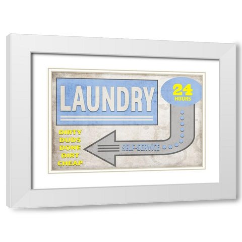 Mudroom 16 White Modern Wood Framed Art Print with Double Matting by LightBoxJournal