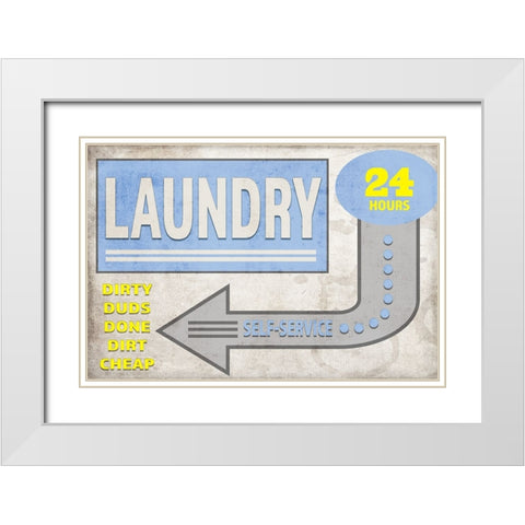 Mudroom 16 White Modern Wood Framed Art Print with Double Matting by LightBoxJournal