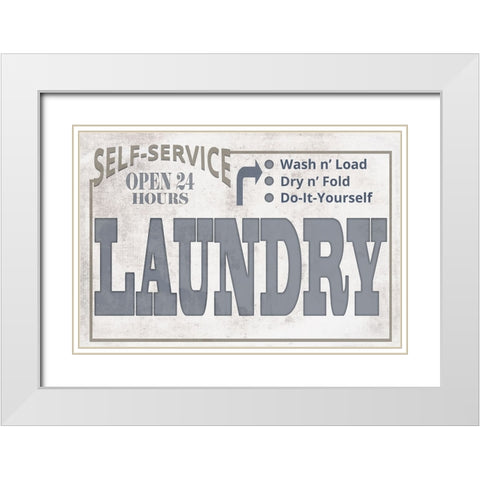 Mudroom 19 White Modern Wood Framed Art Print with Double Matting by LightBoxJournal