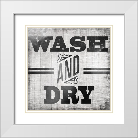 Mudroom 29 White Modern Wood Framed Art Print with Double Matting by LightBoxJournal