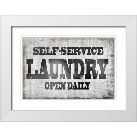 Mudroom 32 White Modern Wood Framed Art Print with Double Matting by LightBoxJournal