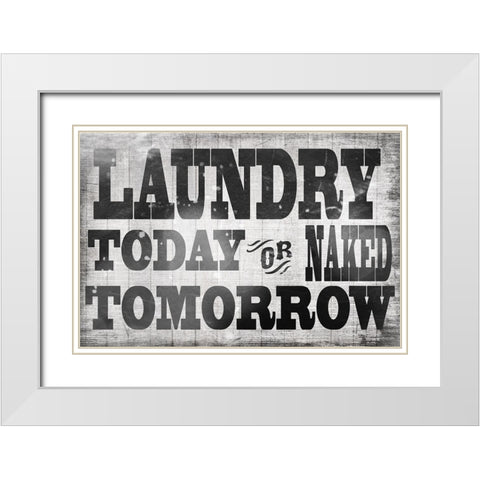Mudroom 33 White Modern Wood Framed Art Print with Double Matting by LightBoxJournal