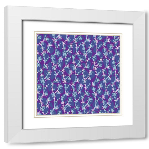 Time Less Scarf 9 White Modern Wood Framed Art Print with Double Matting by LightBoxJournal