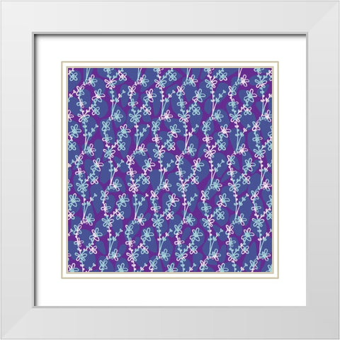 Time Less Scarf 9 White Modern Wood Framed Art Print with Double Matting by LightBoxJournal