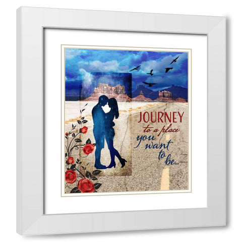 Love Signs_V2 White Modern Wood Framed Art Print with Double Matting by LightBoxJournal