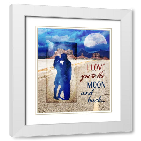 LoveSigns_V3 White Modern Wood Framed Art Print with Double Matting by LightBoxJournal