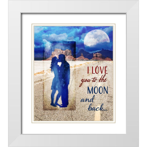 LoveSigns_V3 White Modern Wood Framed Art Print with Double Matting by LightBoxJournal