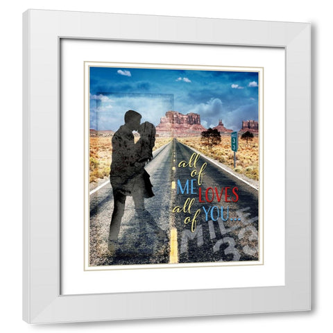 LoveSigns_V4 White Modern Wood Framed Art Print with Double Matting by LightBoxJournal