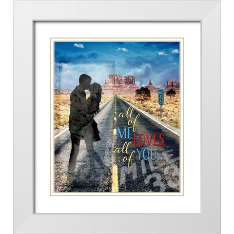 LoveSigns_V4 White Modern Wood Framed Art Print with Double Matting by LightBoxJournal