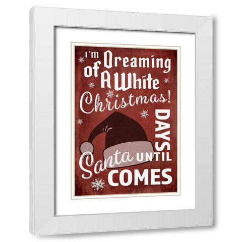 25 Days TilChristmas 03 White Modern Wood Framed Art Print with Double Matting by LightBoxJournal