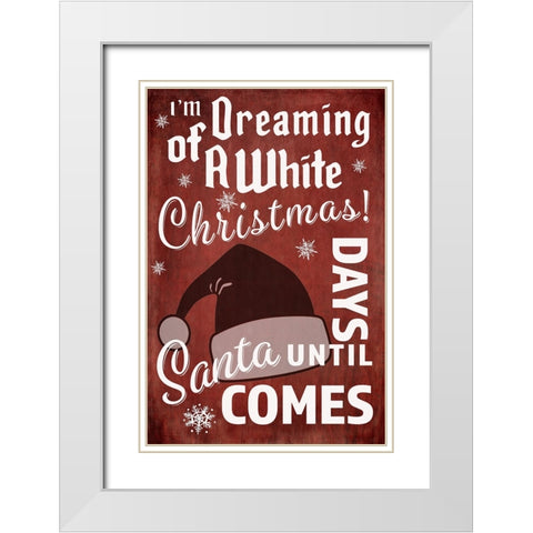 25 Days TilChristmas 03 White Modern Wood Framed Art Print with Double Matting by LightBoxJournal