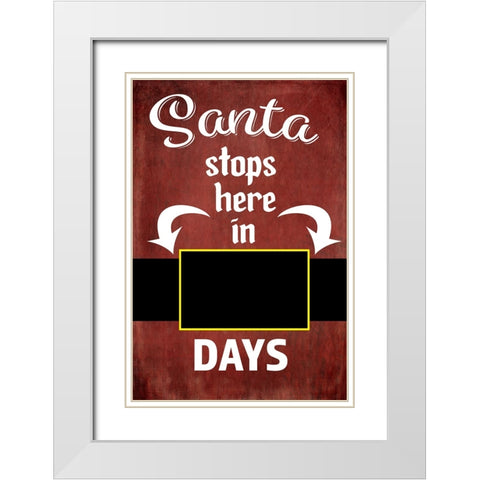 25 Days TilChristmas 05 White Modern Wood Framed Art Print with Double Matting by LightBoxJournal