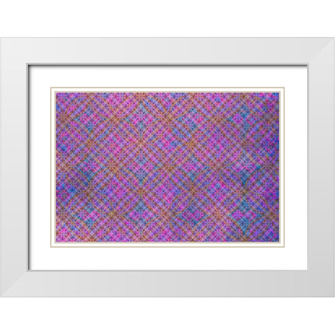 Cherry Blu Pattern 04 White Modern Wood Framed Art Print with Double Matting by LightBoxJournal